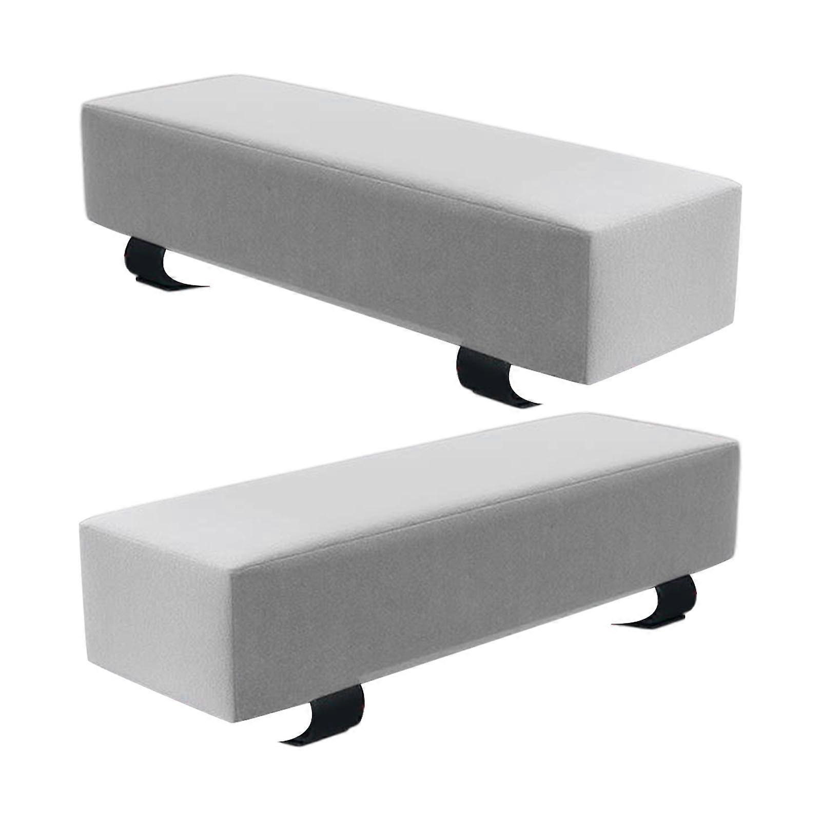 Soft Armrest Pads Chair Arm Support For Computer Desk Chairs Stress Reduction And Long Sitting Comfort  Light Gray
