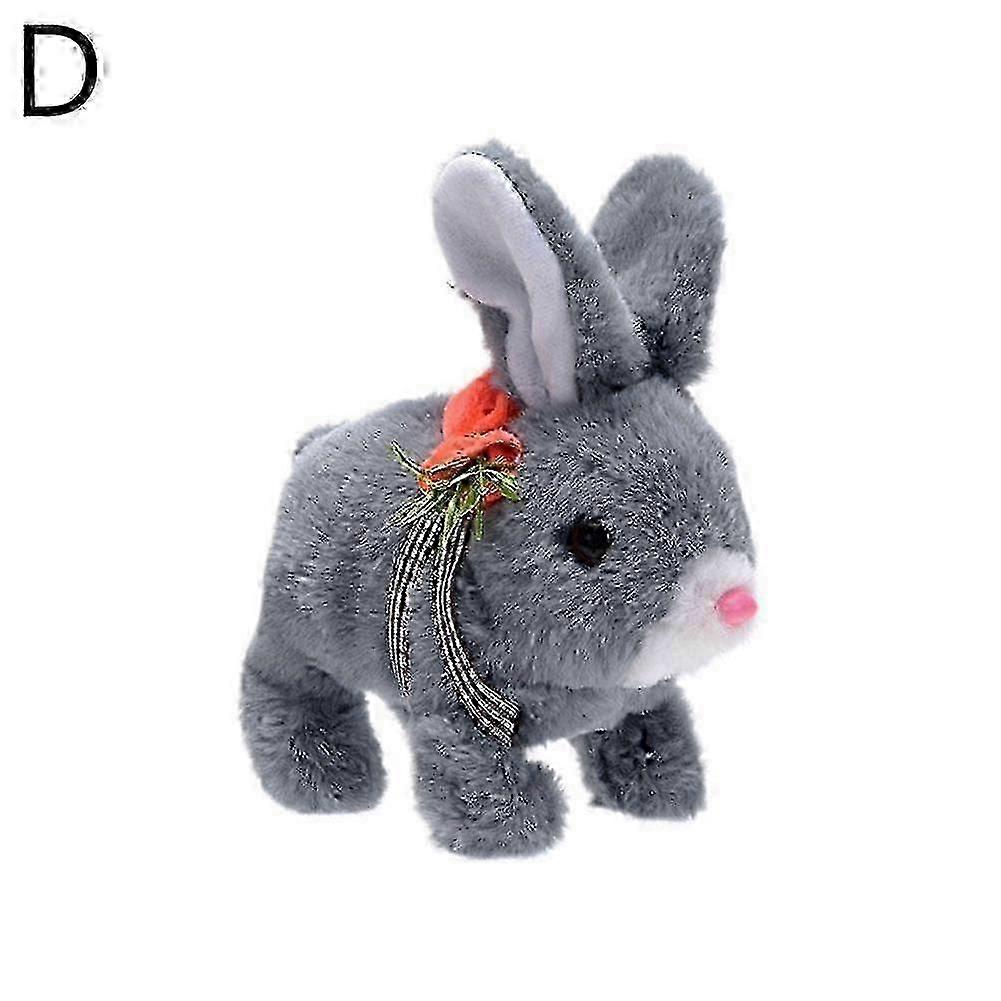 Electric Plush Rabbit Simulation Electric Plush Backpack Rabbit Ears Glowing