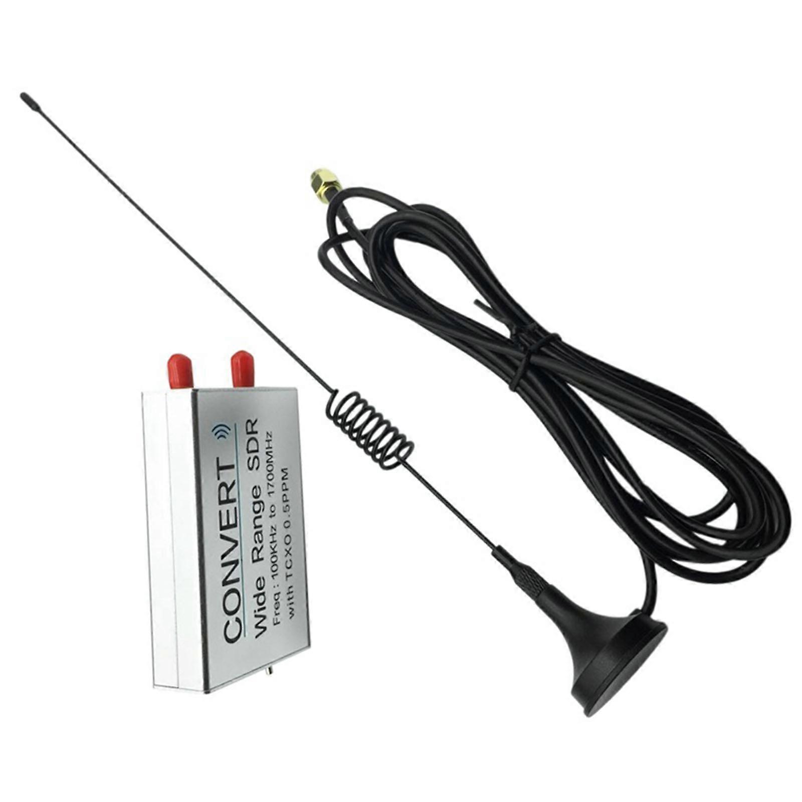 USB Power Receiver Full Band RTL Tuner Stick USB RTL Receiver 100KHz-1.7GHz Double SMA Antennas Input Multicolor