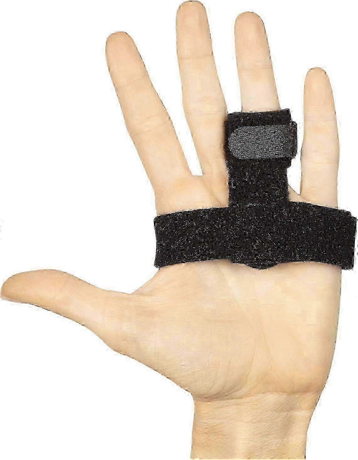 Adjustable Finger Splint with Palm Strap - for Broken, Arthritic or Rehabilitative Fingers