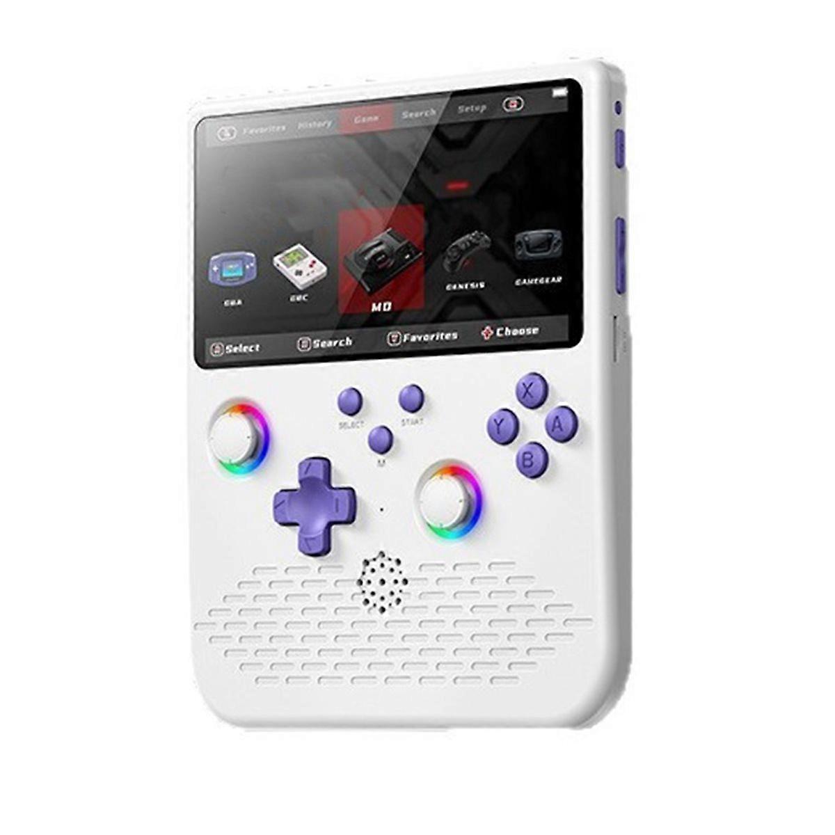 H5 Handheld Retro Game Console 128GB 5inch Screen Dual RGB Joystick Portable Video Game Console Supp