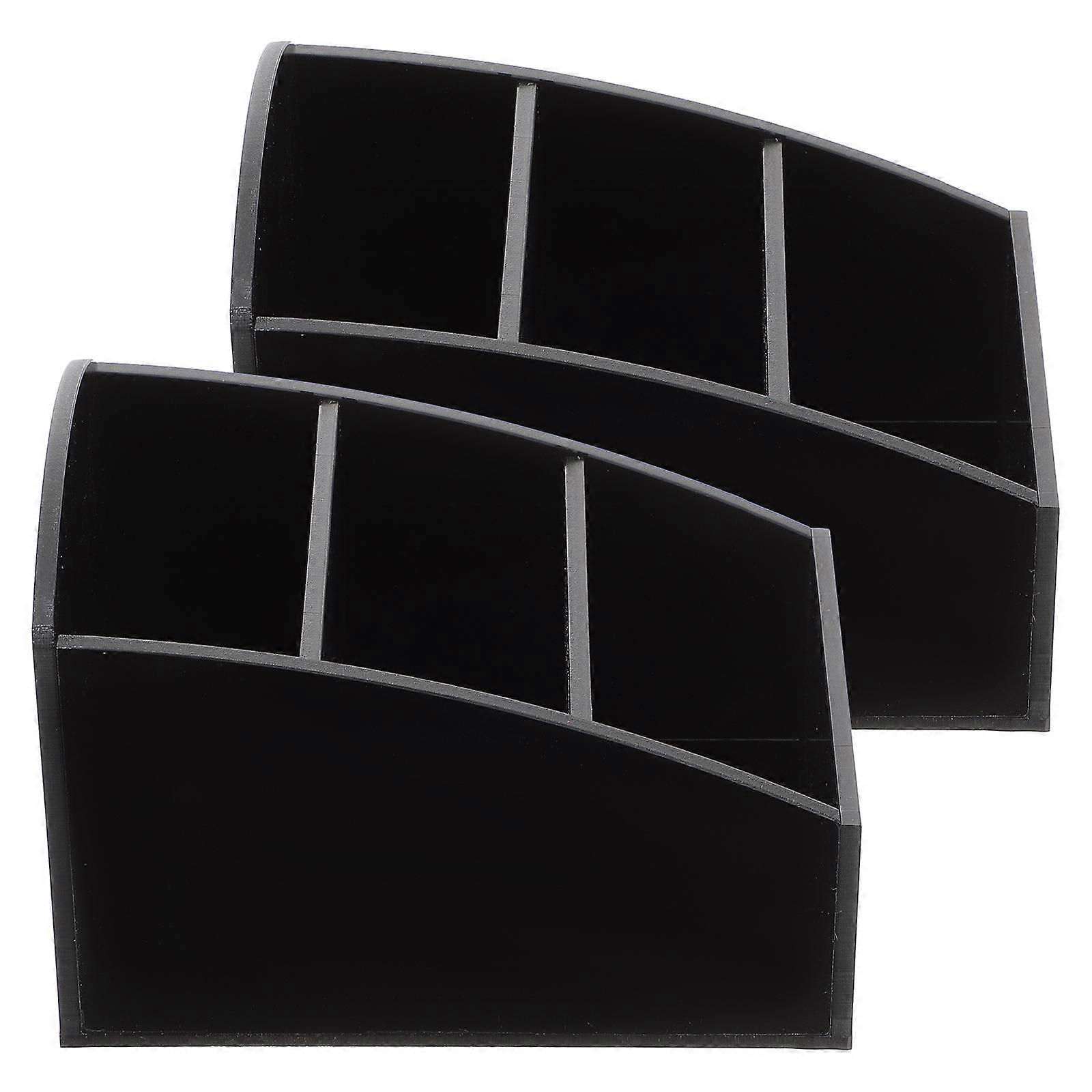 2 יחידות מארגן שקיות תה מחזיק שקית סוכר אקרילי מארגן בר קפה שולחן עבודה מחזיק שקית קפה