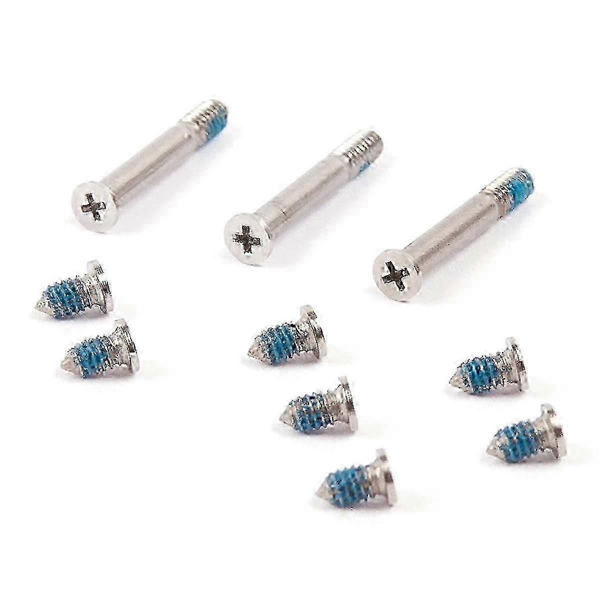 Kit de 10 parafusos de reposição para a parte inferior da carcaça do MacBook Pro Unibody, modelos de 13 polegadas A1278, 15 polegadas A1286 e 17 polegadas A1297.