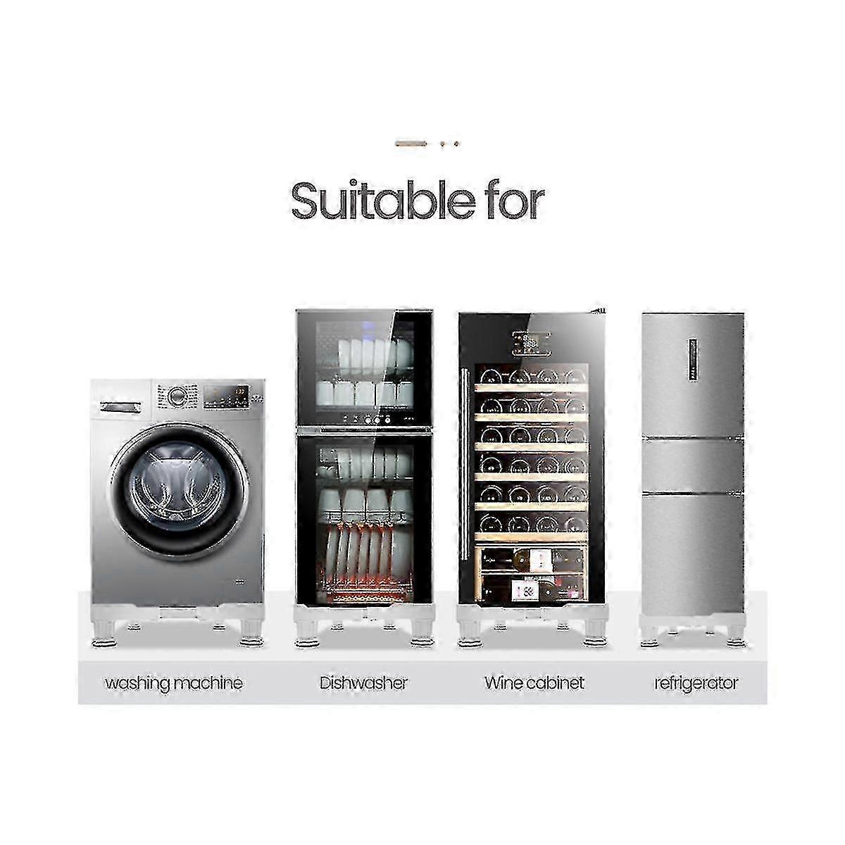 Washing Machine Holder Universal Stand Fridge Stand Movable Refrigerator Base Adjustable Base For D