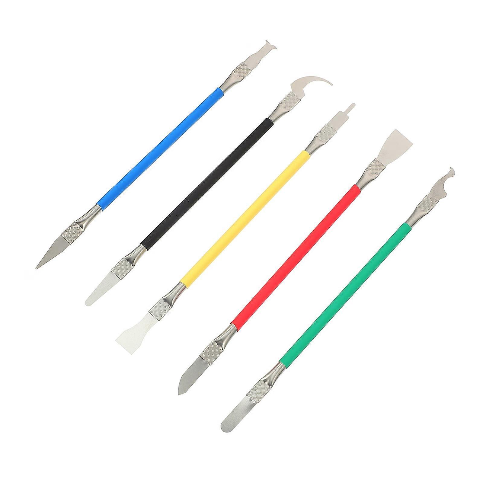 10 Pcs Scraper Kit Metal Spatula Flat Spudger Mobile Prying Bar Tablet Maintenance Tool