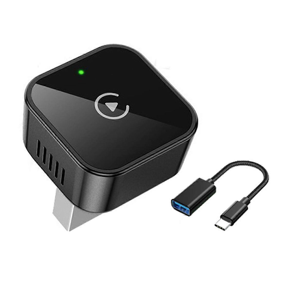 Wireless CarPlay Android Auto Adapter Wired to Wireless B