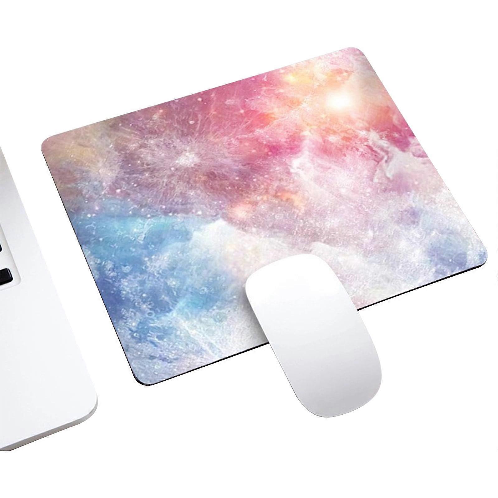 Marble- Round Mouse Padï¼ Square- Waterproof- Non- Rubber Base Mousepads Washable Mousepads With Lycra Cloth For Office Laptop