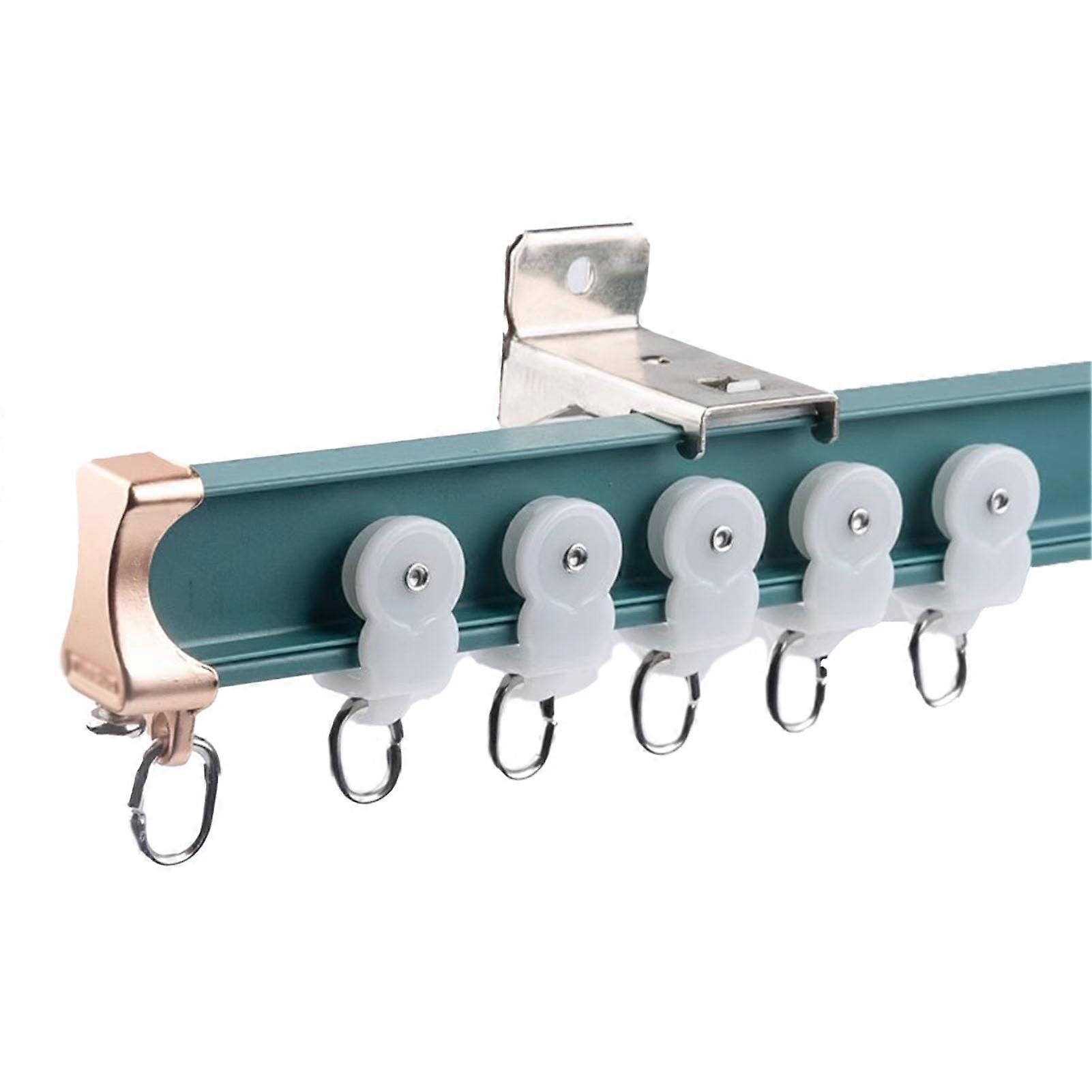 Flexible Curtain Track 2.7m Bendable Rail for Curved Windows Ceiling or Wall Mount Heavy Duty