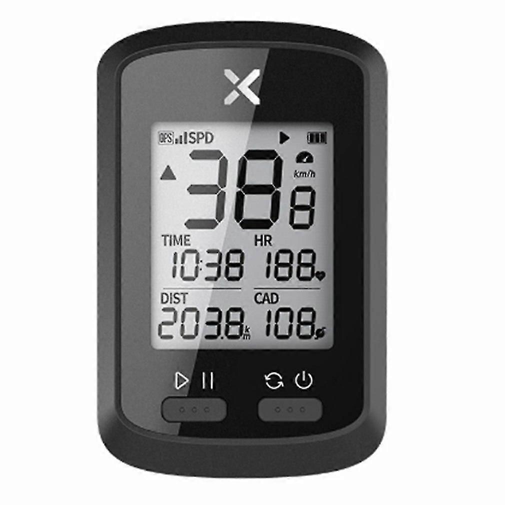 Bicycle Wireless Odometer Lcd Display Digital Gps Riding Wireless Odometer Bicycle Speedometer Waterproof Altitude Slope Meter