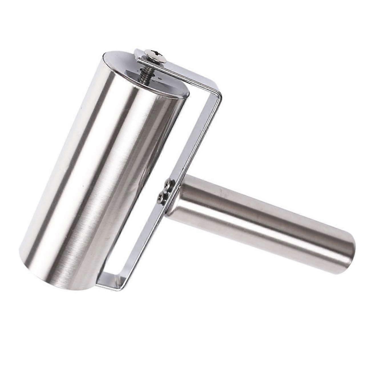 Stainless Steel Rolling Pin with Nonstick Surface and Comfort Grip for Baking Pastry Bread Pizza