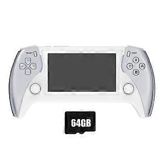 PROJECT X PRO Handheld Video Game Console 64G+15000 Games 4.3-Inch Display 3D Stereo Sound Support 20+Simulators C