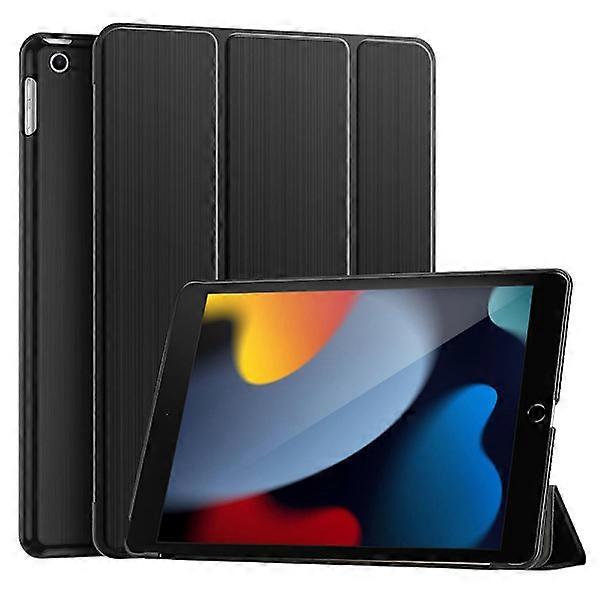 Trifold Case with Stand for compatible with iPad 10.2" Gen 7 / 8 / 9 - Black