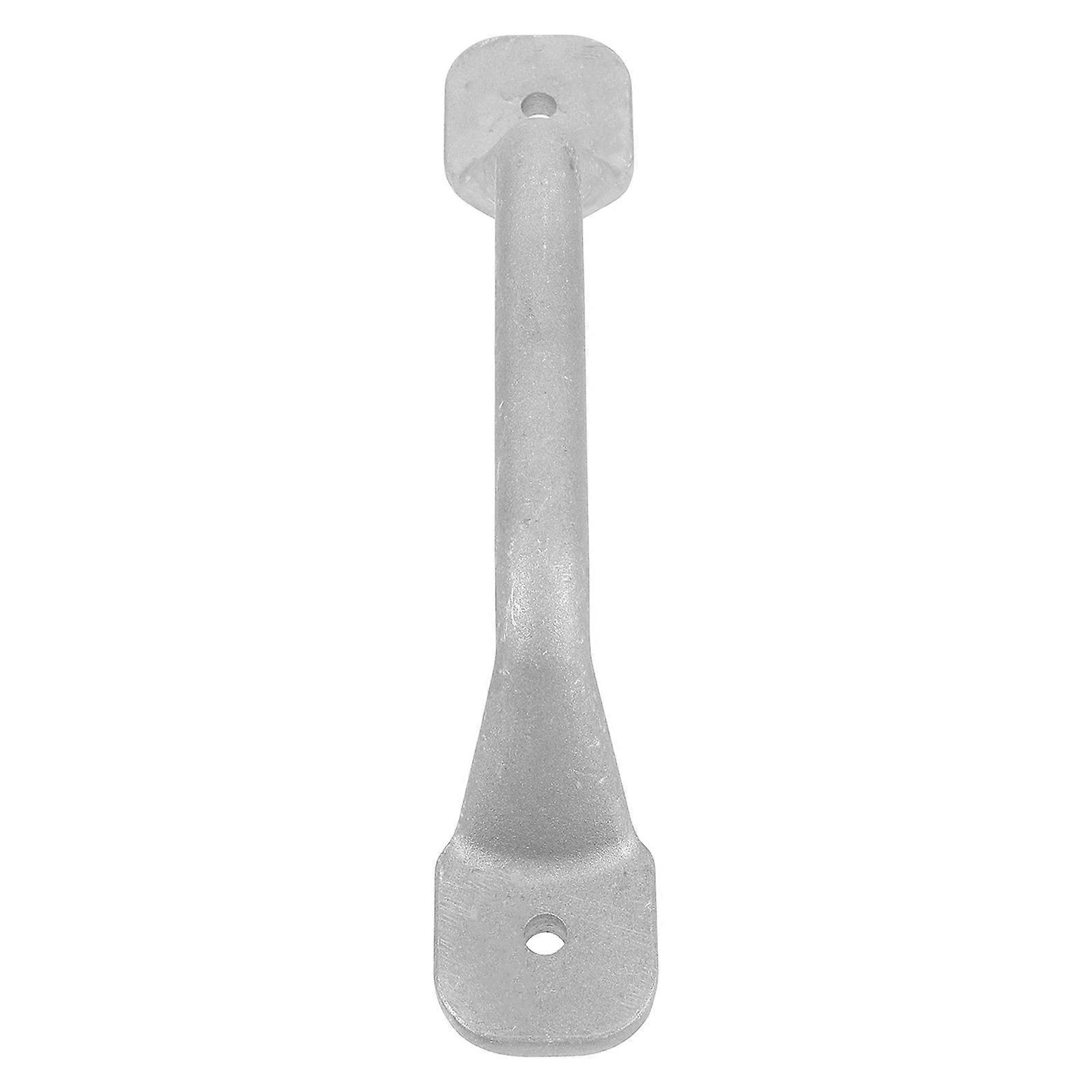 Silver Cast Aluminum Grab Handle for Outdoor Steps