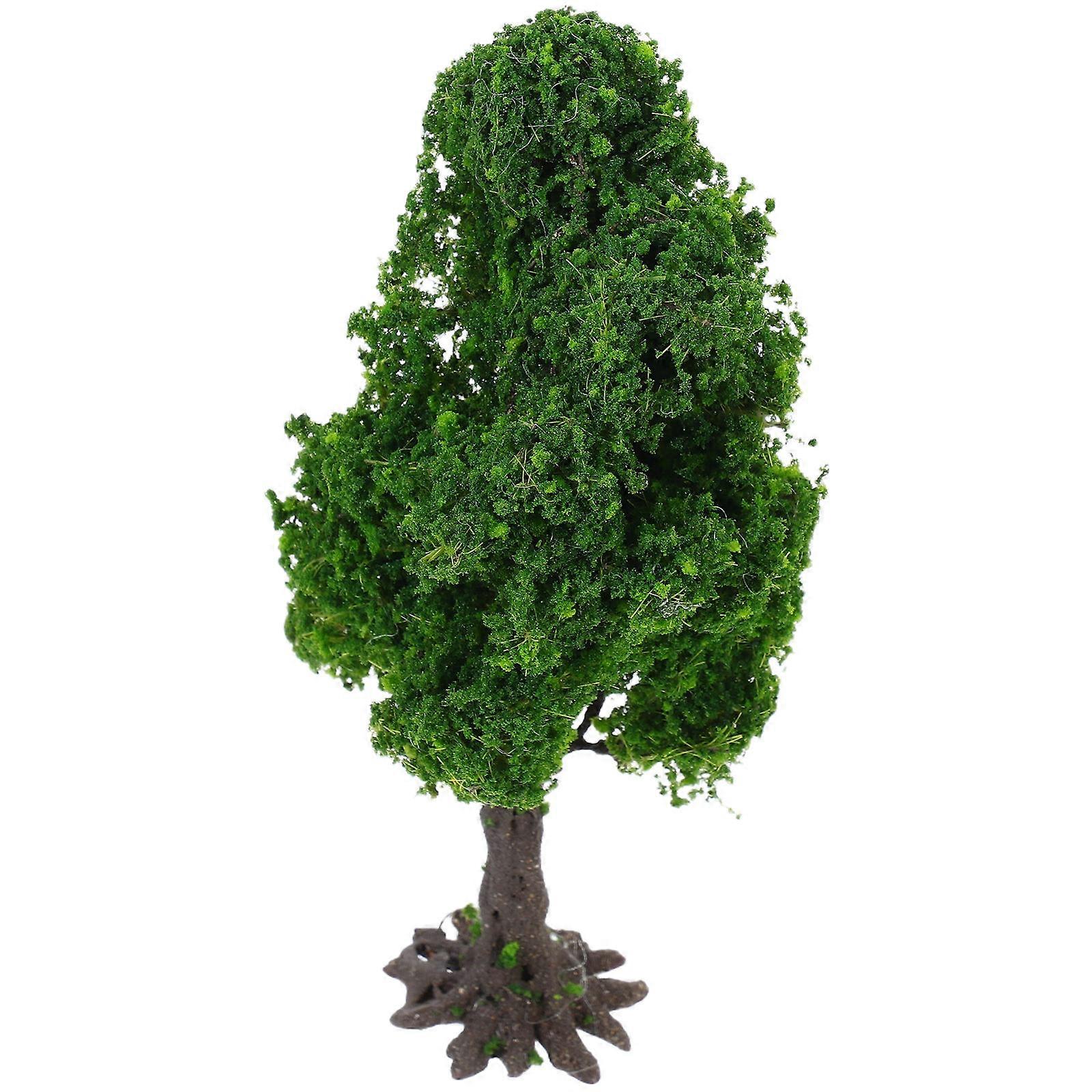 Landscape Tree Miniature Tree Model for Decoration Green Durable Plastic