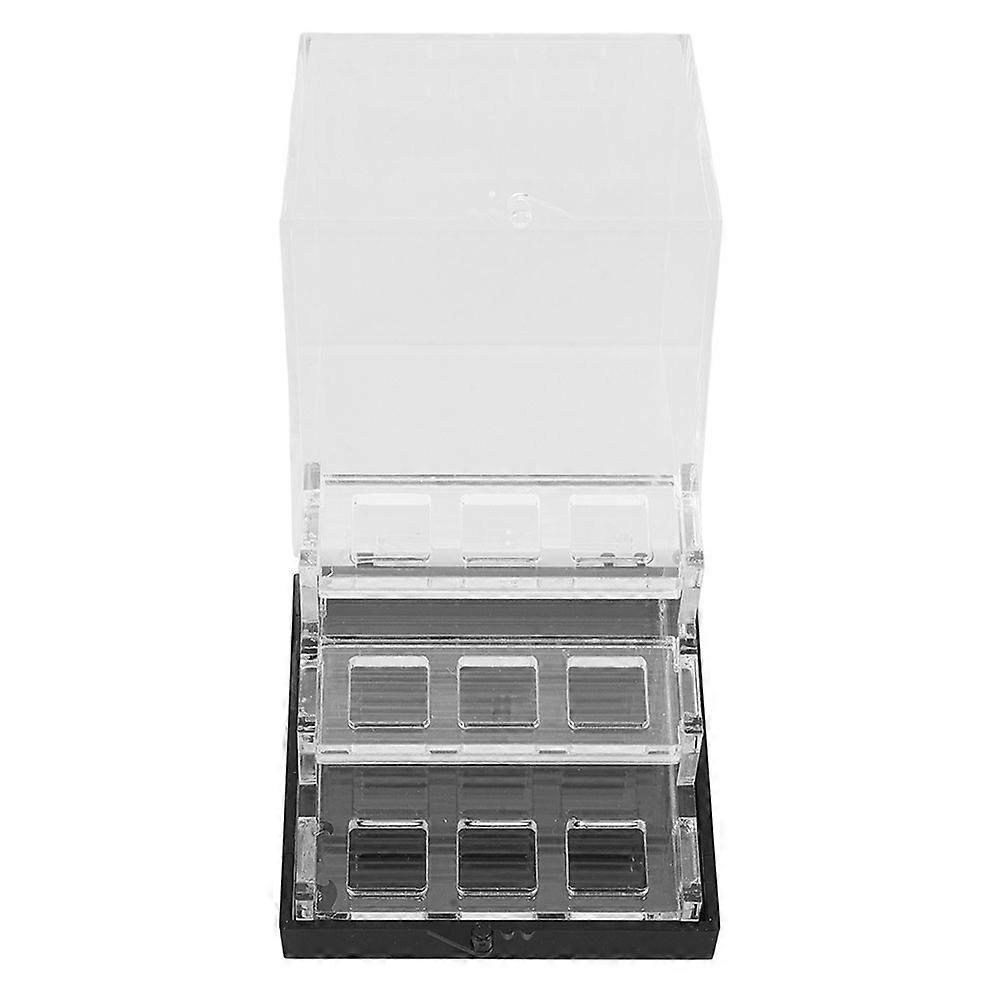 Black Acrylic Display Box for Mineral Collection Storage