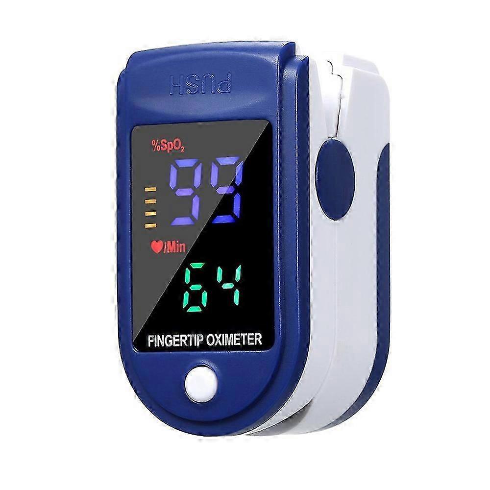 Fingertip Pulse Oximeter Blood Oxygen Saturation Pulse Rate Monitor Portable Oximeter with Bidirectional LED Display Screen