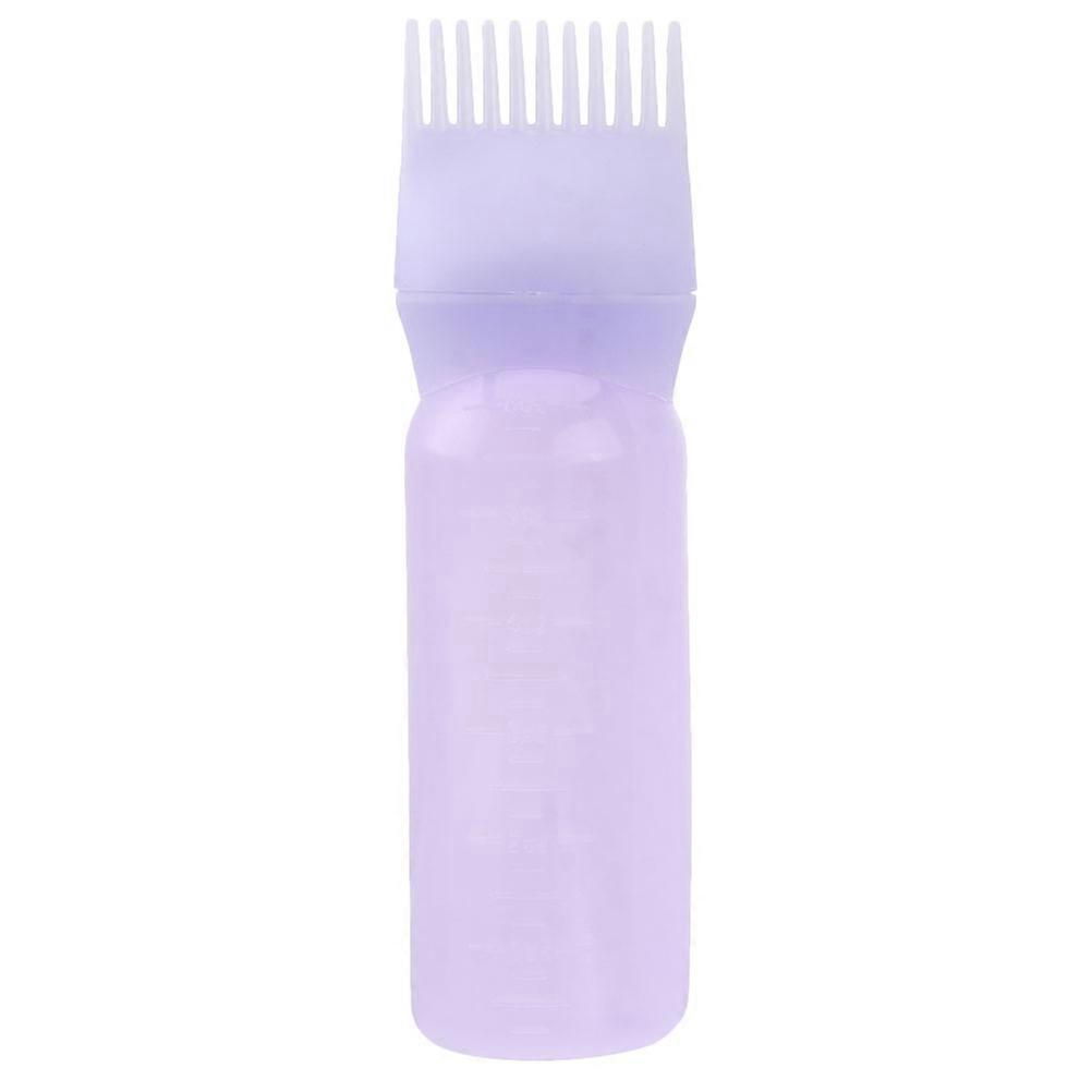 Hair Color Oiling Bottle for Dyeing Root Comb Applicator Bottle