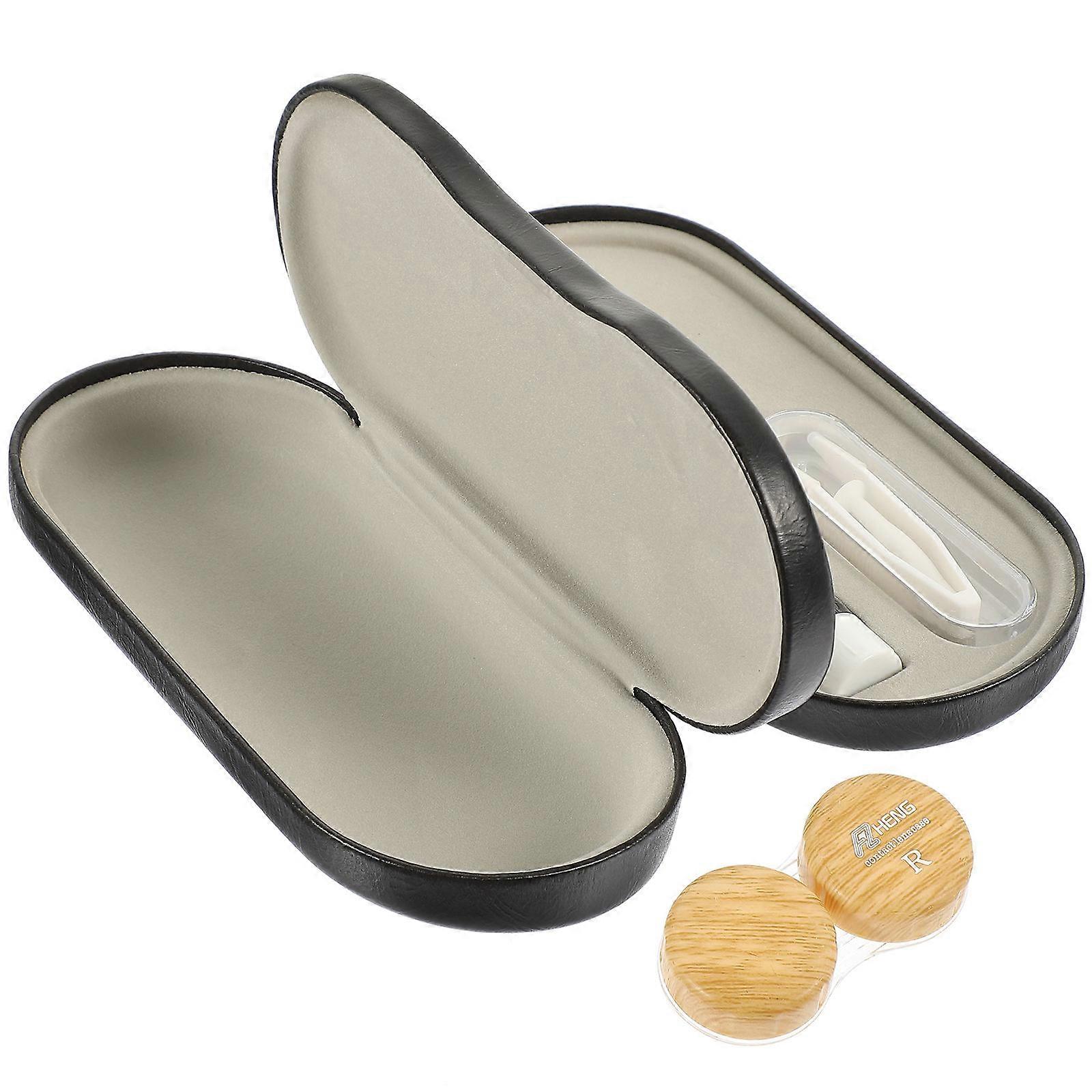 Dual-Use Glasses Case for Glasses 4Sets Portable Organizer Box