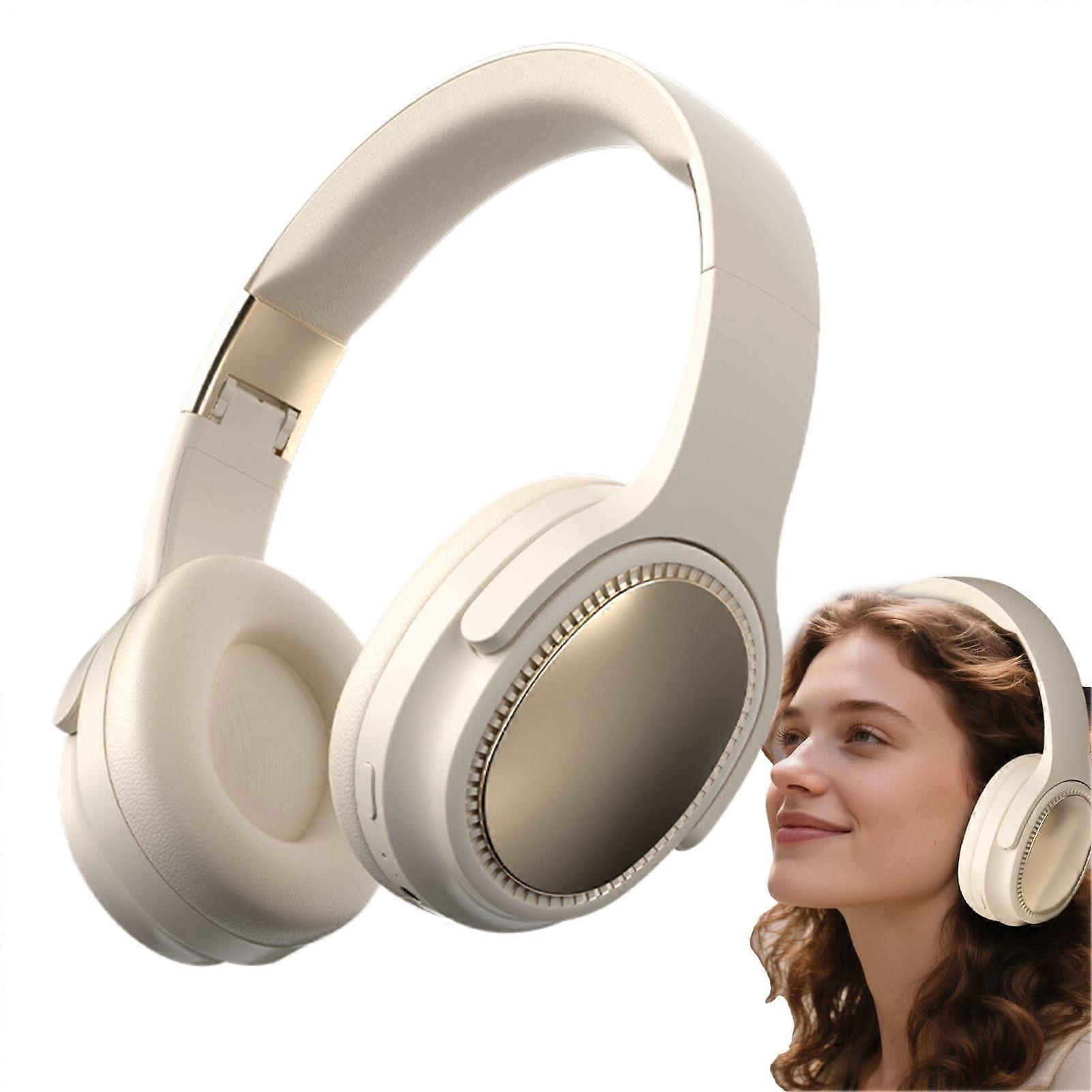 OverEar Headphones With Active Noise Cancellation, Foldable Design, Soft Earpads
