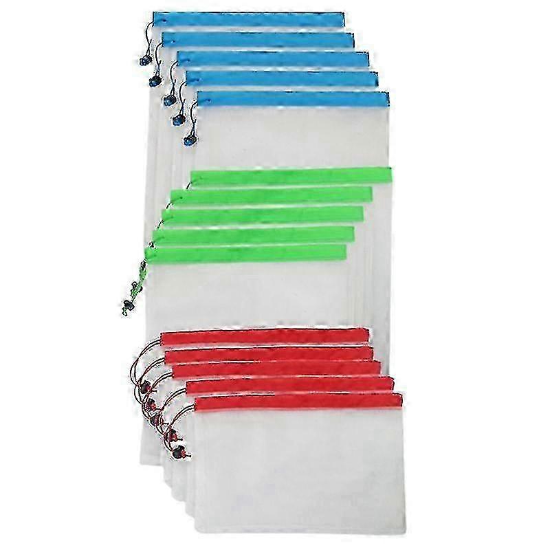 25-26 15Pcs Washable Mesh Produce Bag