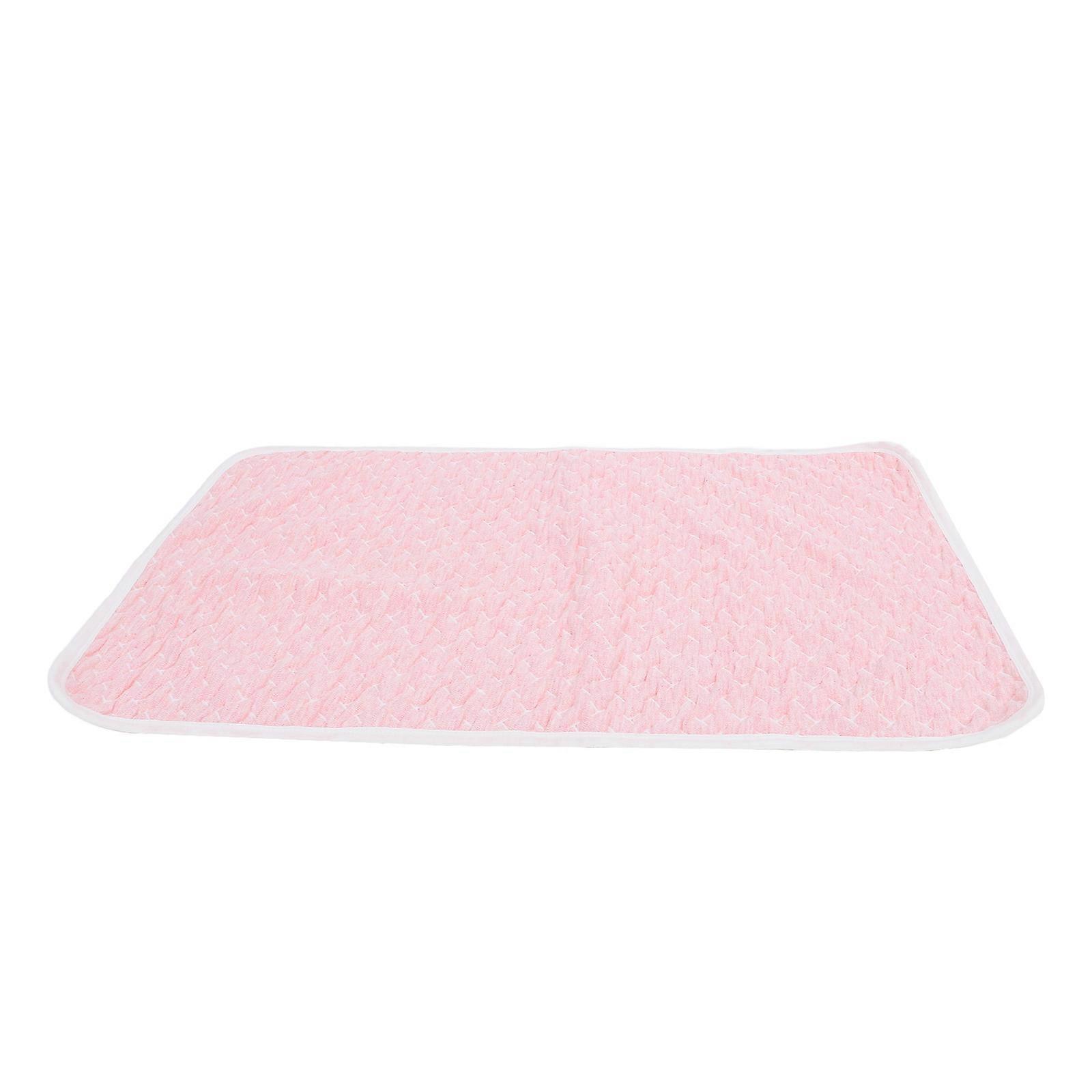 Pink Cotton Waterproof Changing Pad for Baby Multipurpose Use
