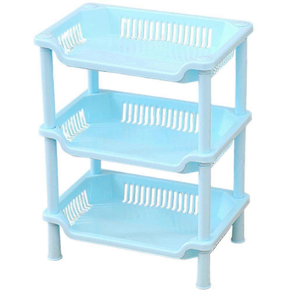 3 Layer Square Triangular Corner Bathroom Storage Rack Toiletry Holder Organizer
