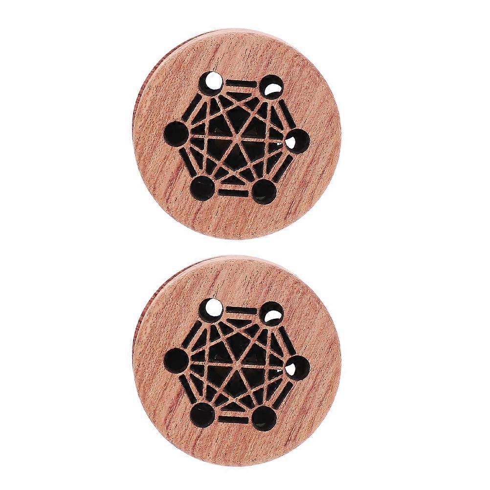 Car Air Vent Diffuser Wood Essential Oil Diffuser for Aromatherapy 2Pcs Pack