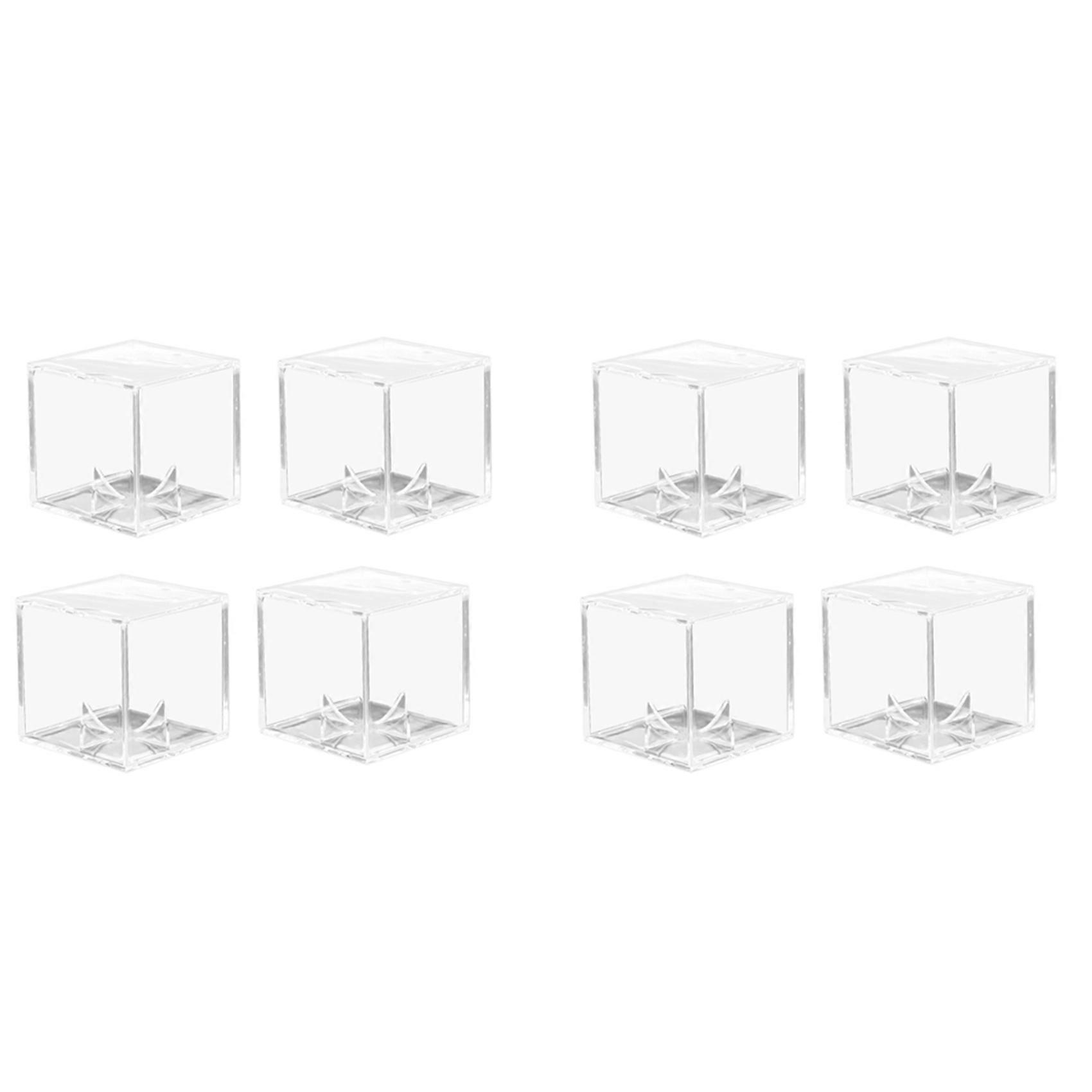 8Pcs Baseball Display Case,UV Protected Dustproof Acrylic Display Boxes,Clear Display Case for Baseball Memorabilia Ball