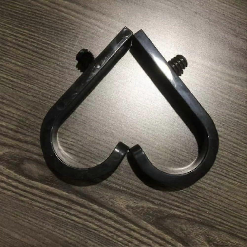 8 Piece Tool Storage Hooks Set with J and V Hooks for Quick Shed Organization and Easy Access