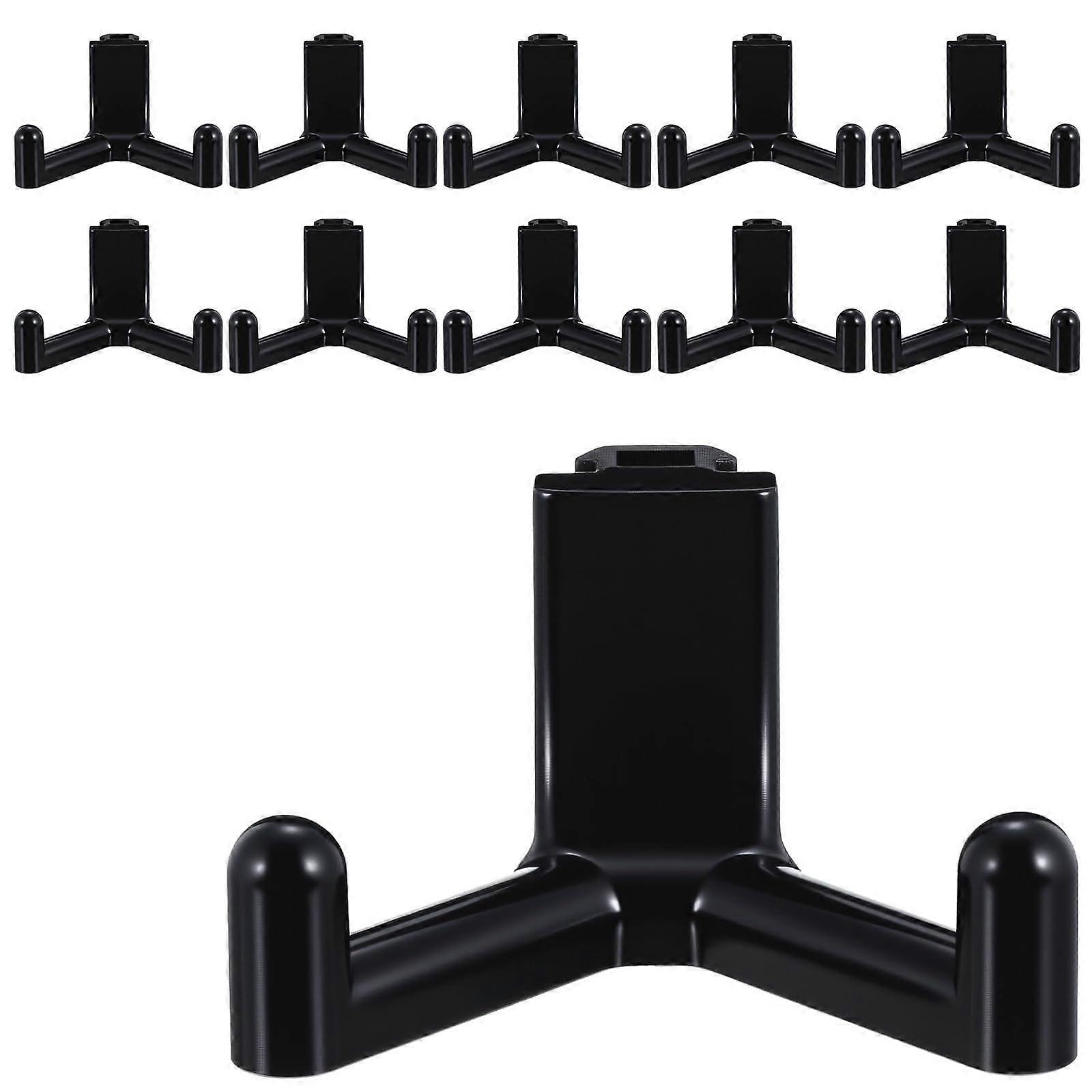 Shed Utility Hooks 10 Pack for Lifetime Vertical Siding, HeavyDuty ABS, Tool Installation