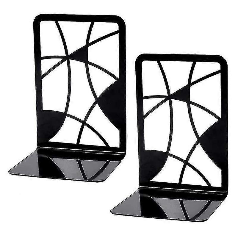 Black Metal Bookendsblack1 pair