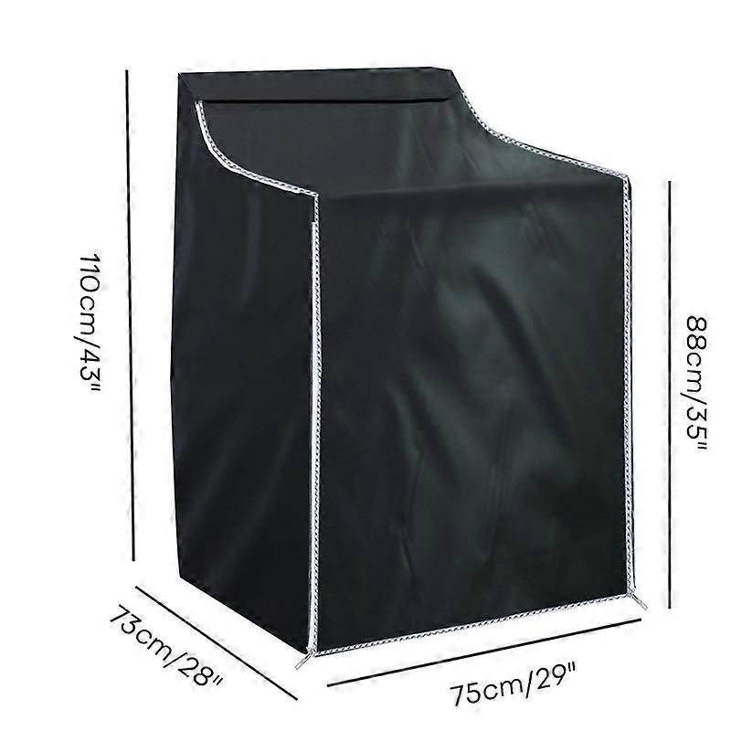 Waterproof & Sun Washing Machine Cover Laundry Drying Machine Durable Automatic Protection - Easy Fit Universal Protector