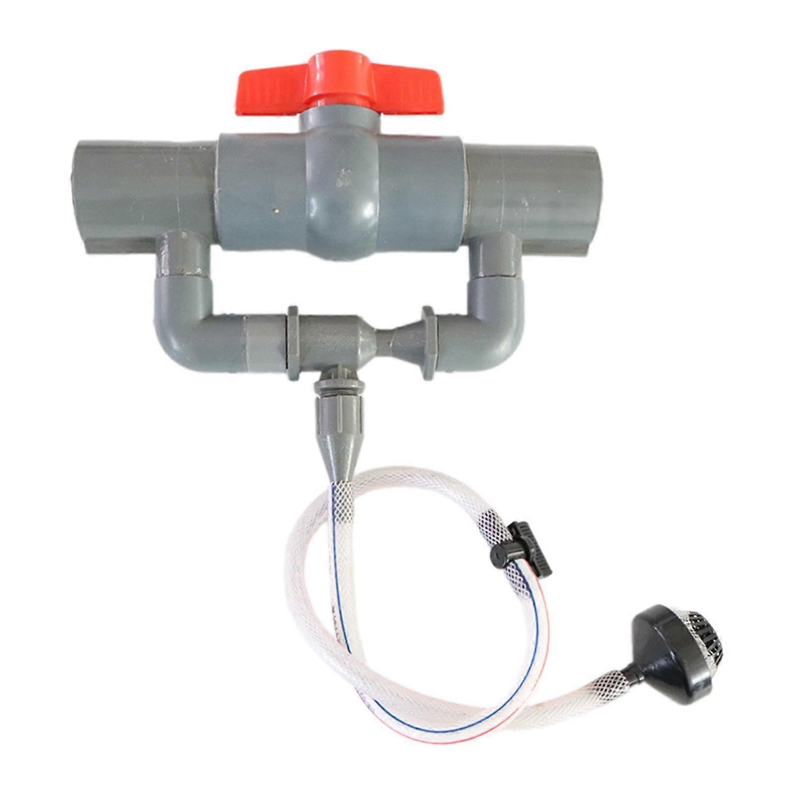 32mm Venturi Fertilizer Injector for Hydroponic Irrigation System with Quick Threaded Connection