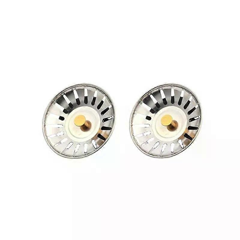 2pcs Universal Kitchen Sink Strainer Filter Stopper Plug for Floor Drain Kitchen Tools