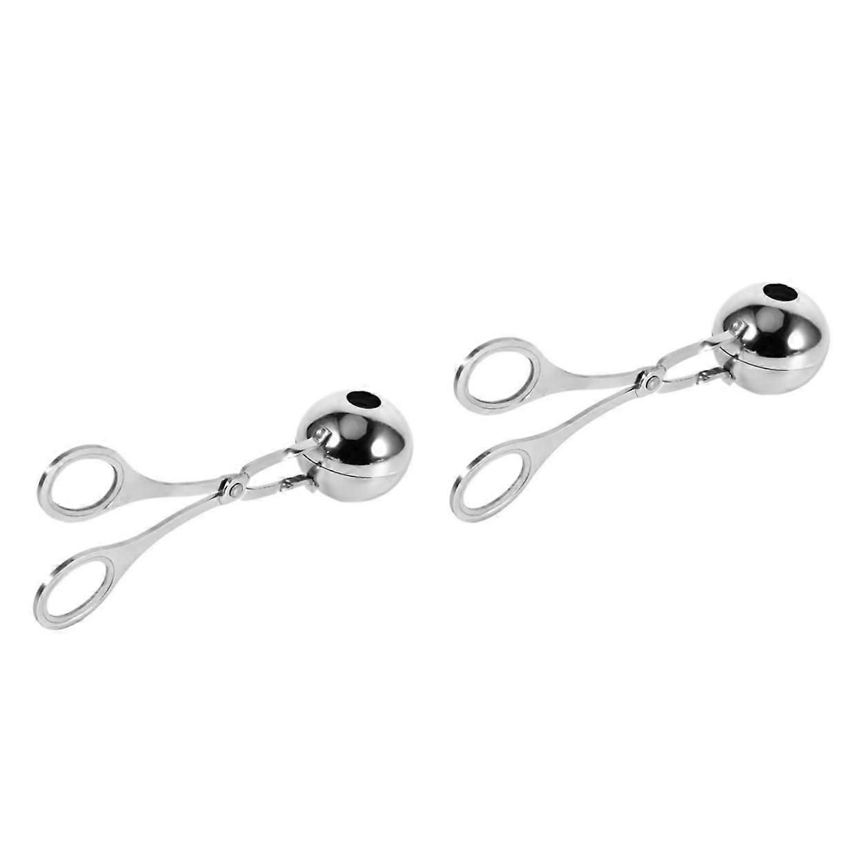 2pcs Stainless Steel Meatball Maker and Scoop Kitchen Tool for  Shape and Easy Release