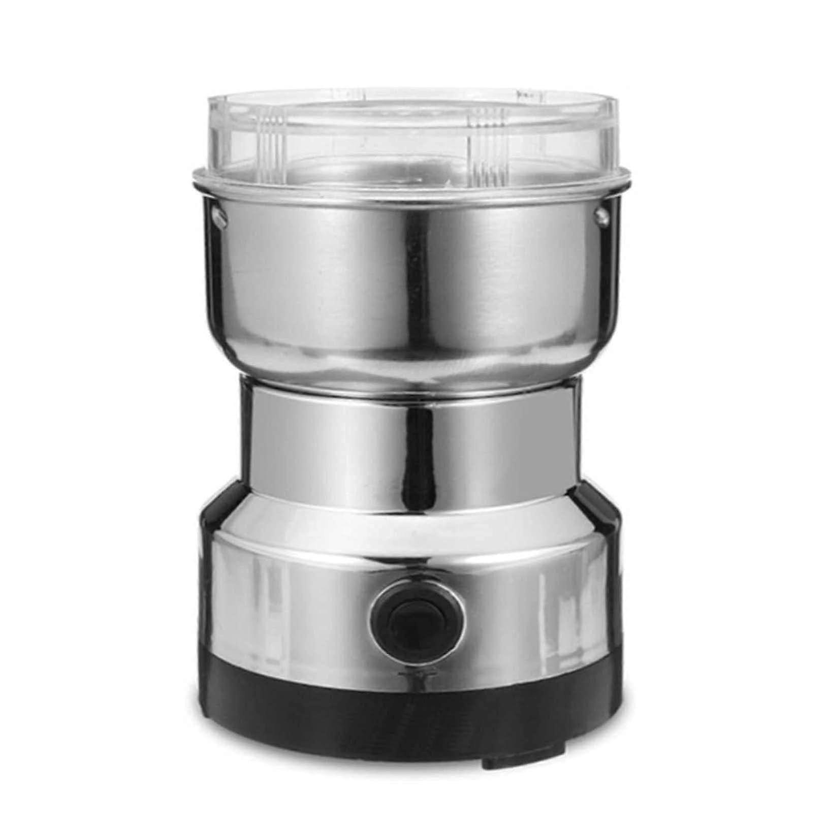 Electric Coffee Grinder Speed MultiPurpose for Grains Beans Spices Low Noise Easy Clean