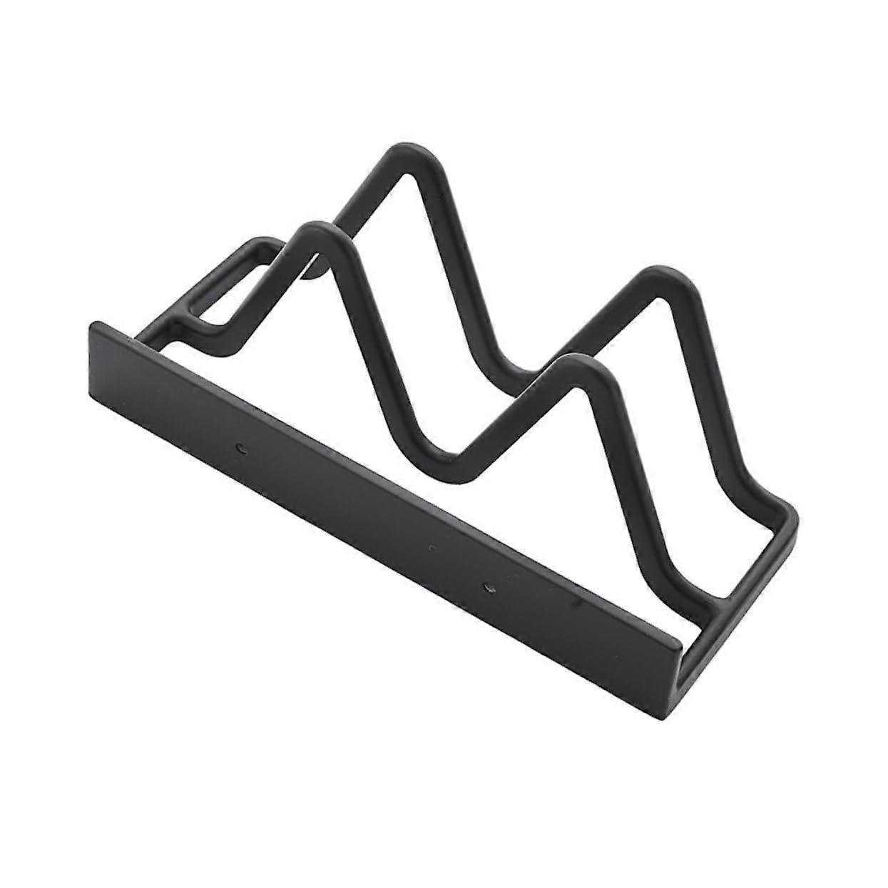 Pot Lid Holder Wall Mounted Rack SpaceSaving Storage for Kitchen and Chopping Board Organizer