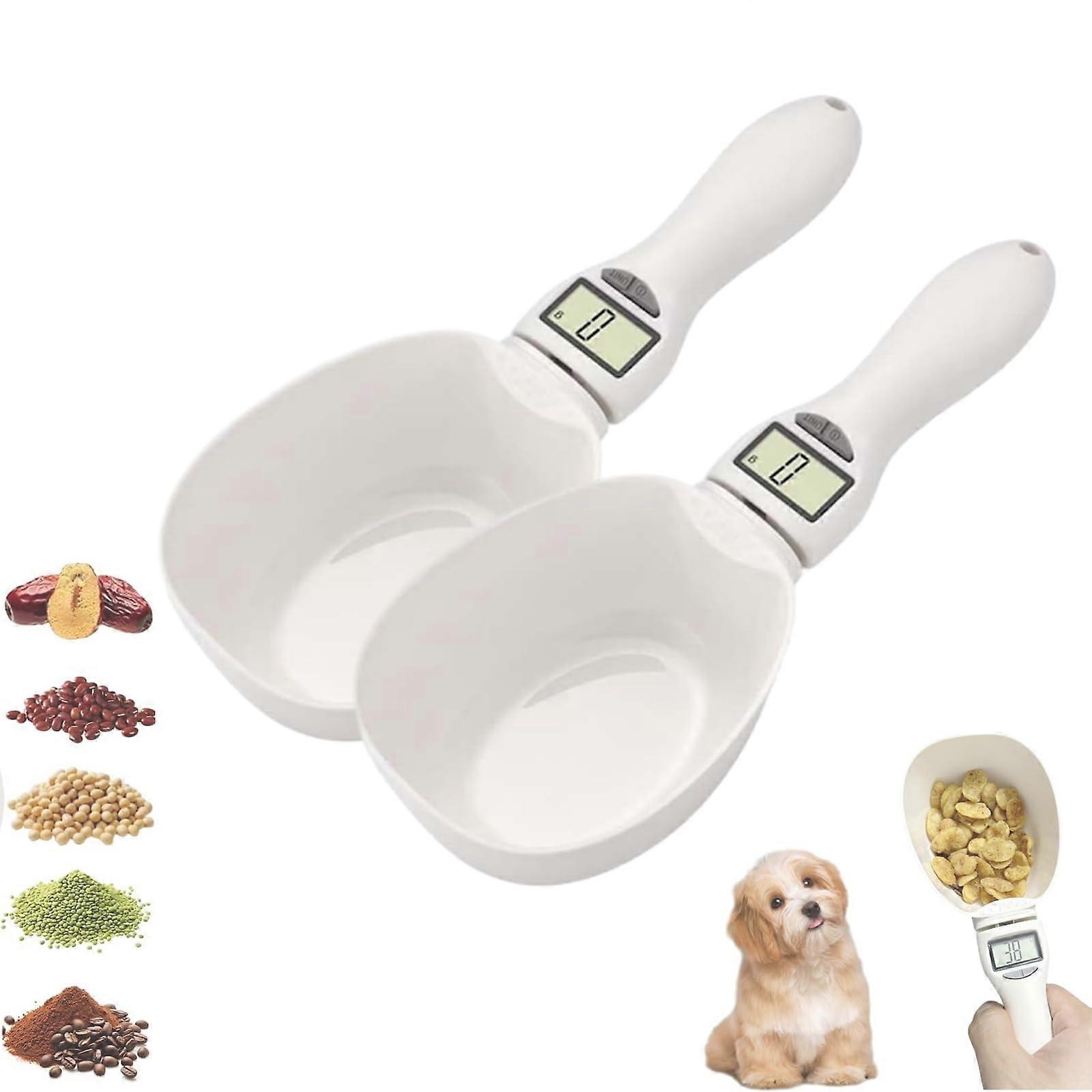 Digital Measuring Spoon with LCD Display, Precision Scale and Unit Conversion for Cooking, 2PCS
