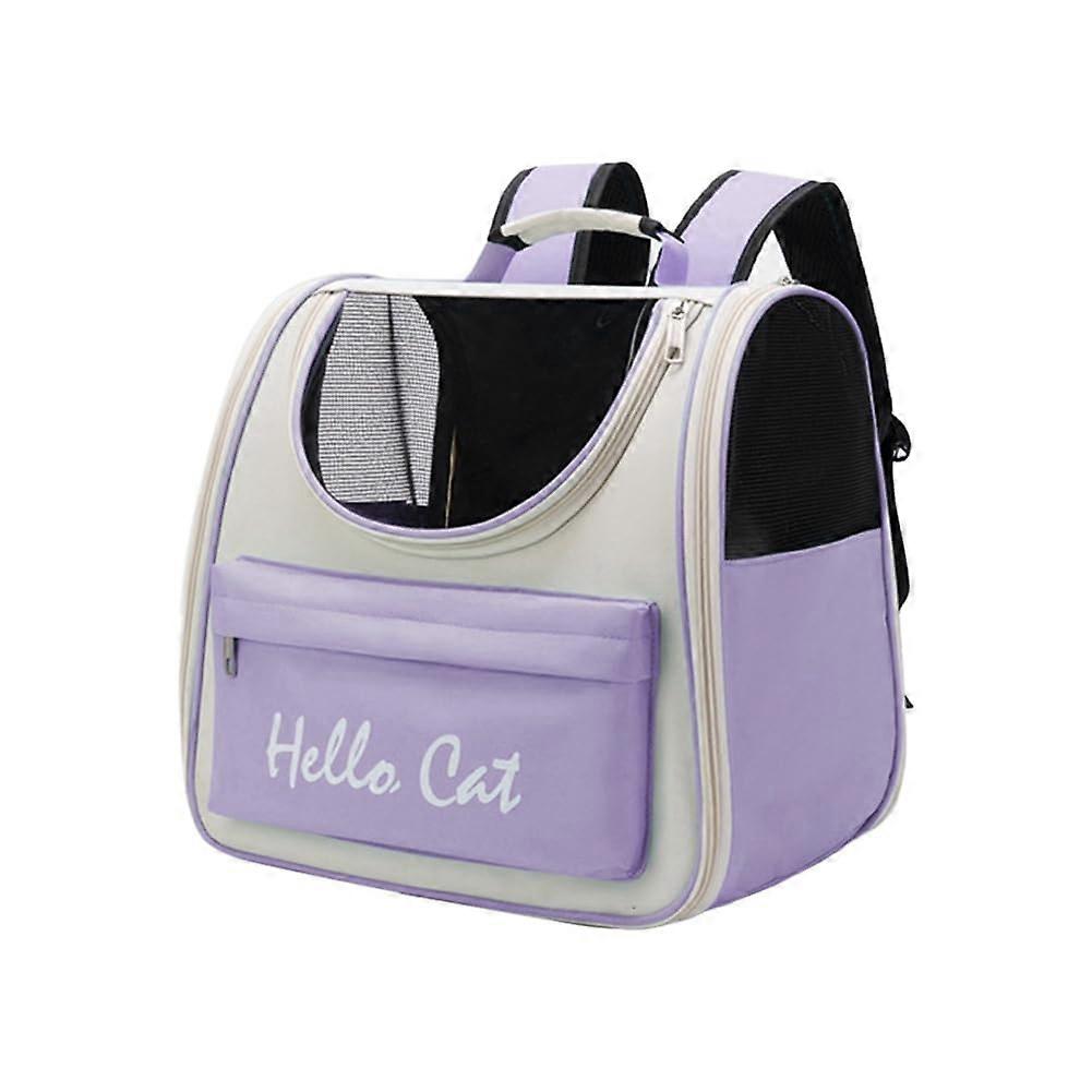 Cat Backpack Carrier with Large Capacity, Transparent 180° View, SunProof Breathable Design