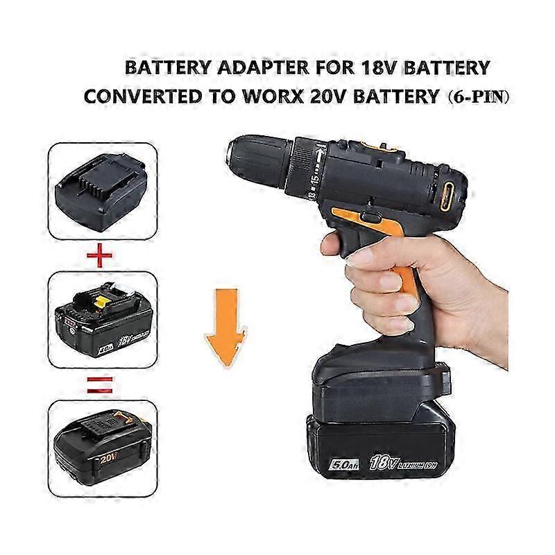 Battery Adapter for 18V BL Series Battery Conversion