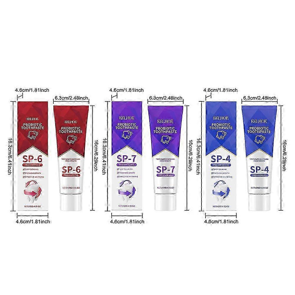 1/2/3pcs Probiotic Toothpaste Deep Cleaning Care Teeth Oral Care Stain Removing Toothpaste