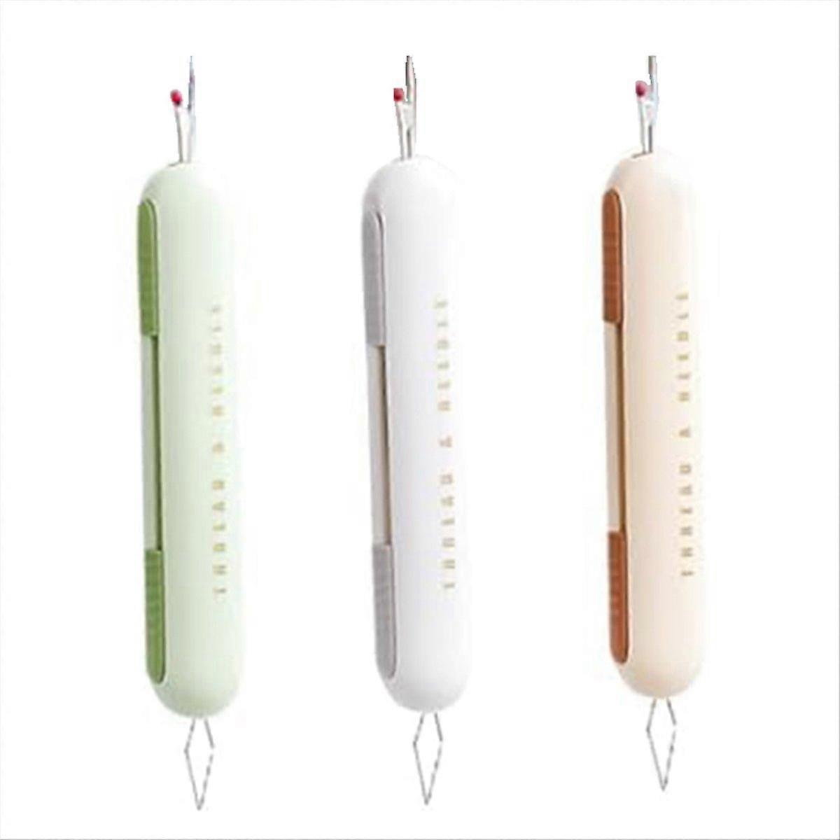 2 in 1 Needle Threader Seam Ripper, Needle Threading and Seam Kit 3PC