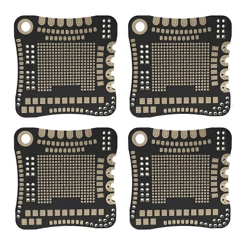 4pc PCB Welding Exercise Board Metal PCB Board For Soldering Practice