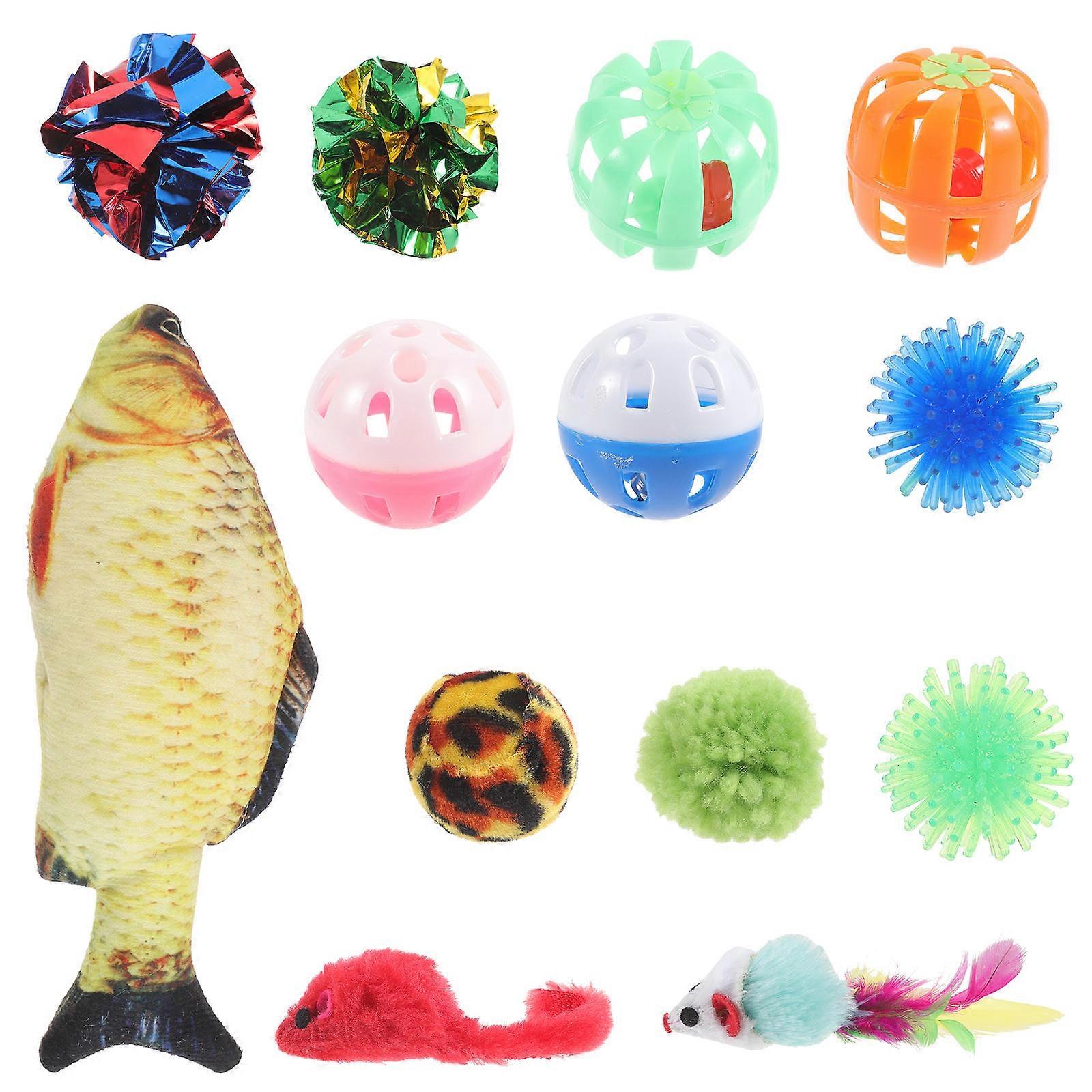 Cat Teaser Interactive Cat Toys 2Sets for Active Pet Playtime