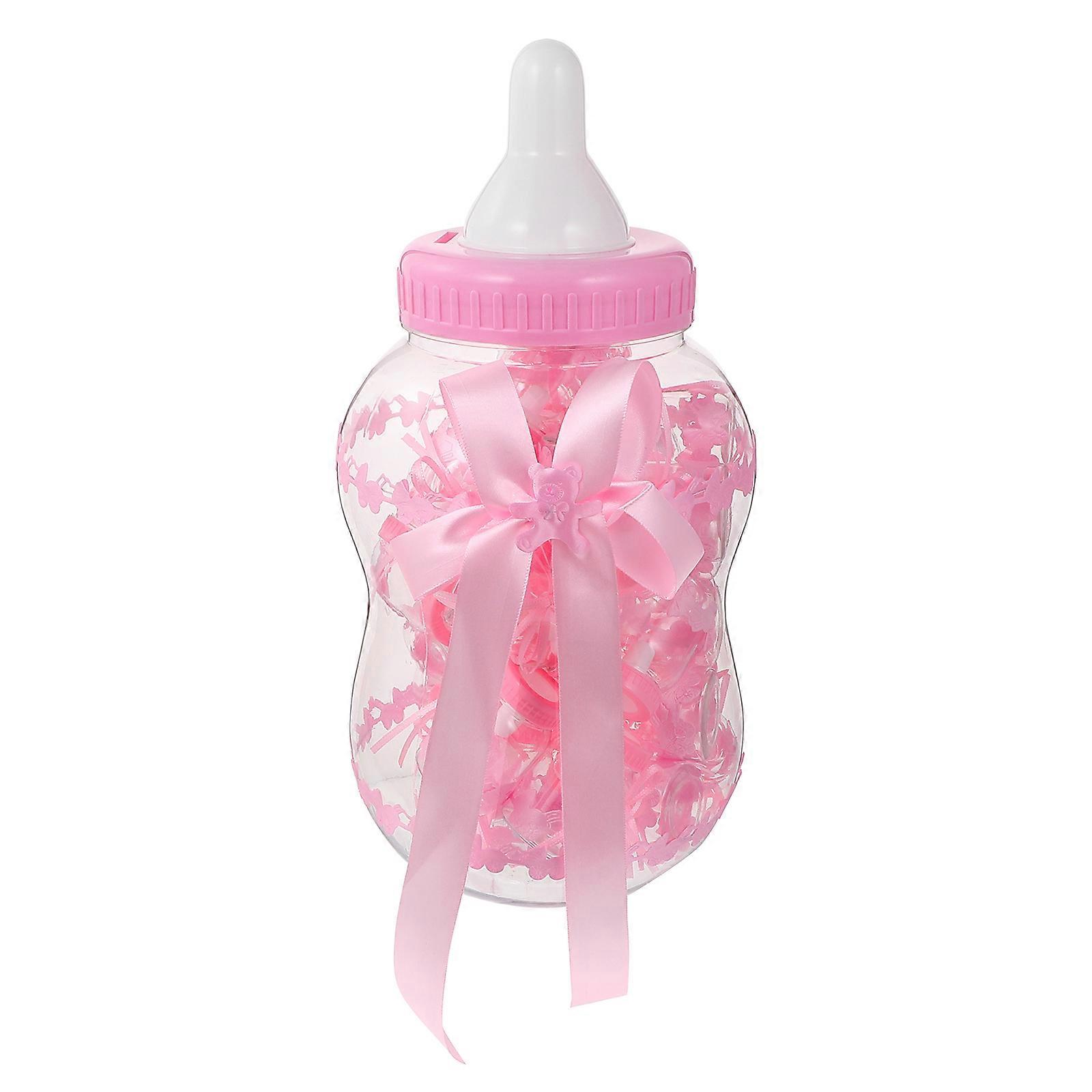 Milk Bottle Candy Box Plastic Storage for 31Pcs Baby Candy Boxes