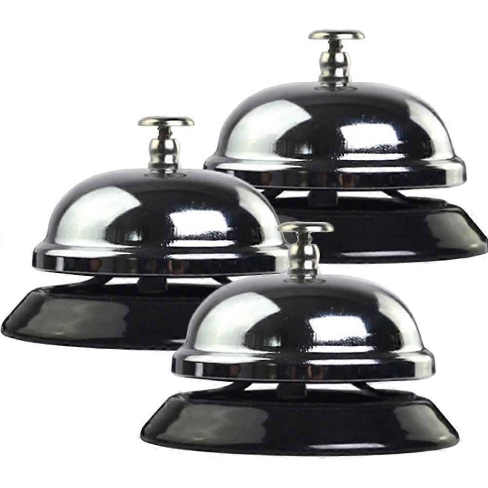 Metal Table Dinner Bells for Restaurant Service Use 3Pcs Call Bells