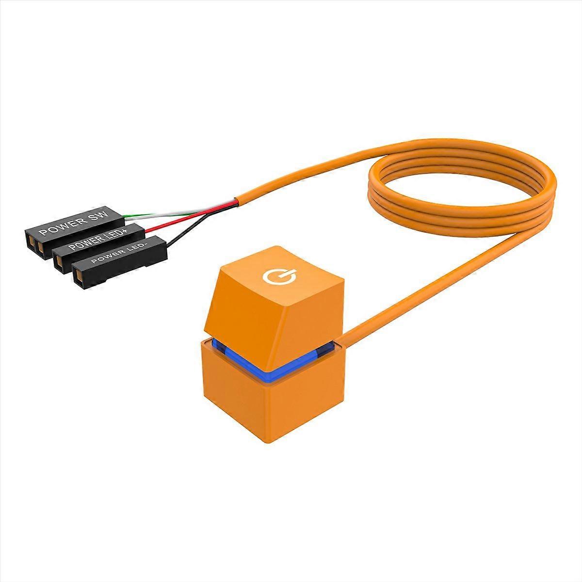 2M Computer Desktop Switch Start Power On/Off Button for Home Office