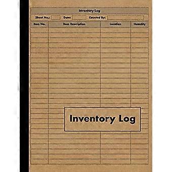 Registro di inventario: Registro di inventario di grandi dimensioni - 120 pagine per aziende e casa - Perfect Bound