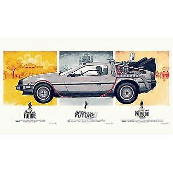 Quebra-cabeça antiestresse do DeLorean Time Machine de De Volta para o Futuro F099