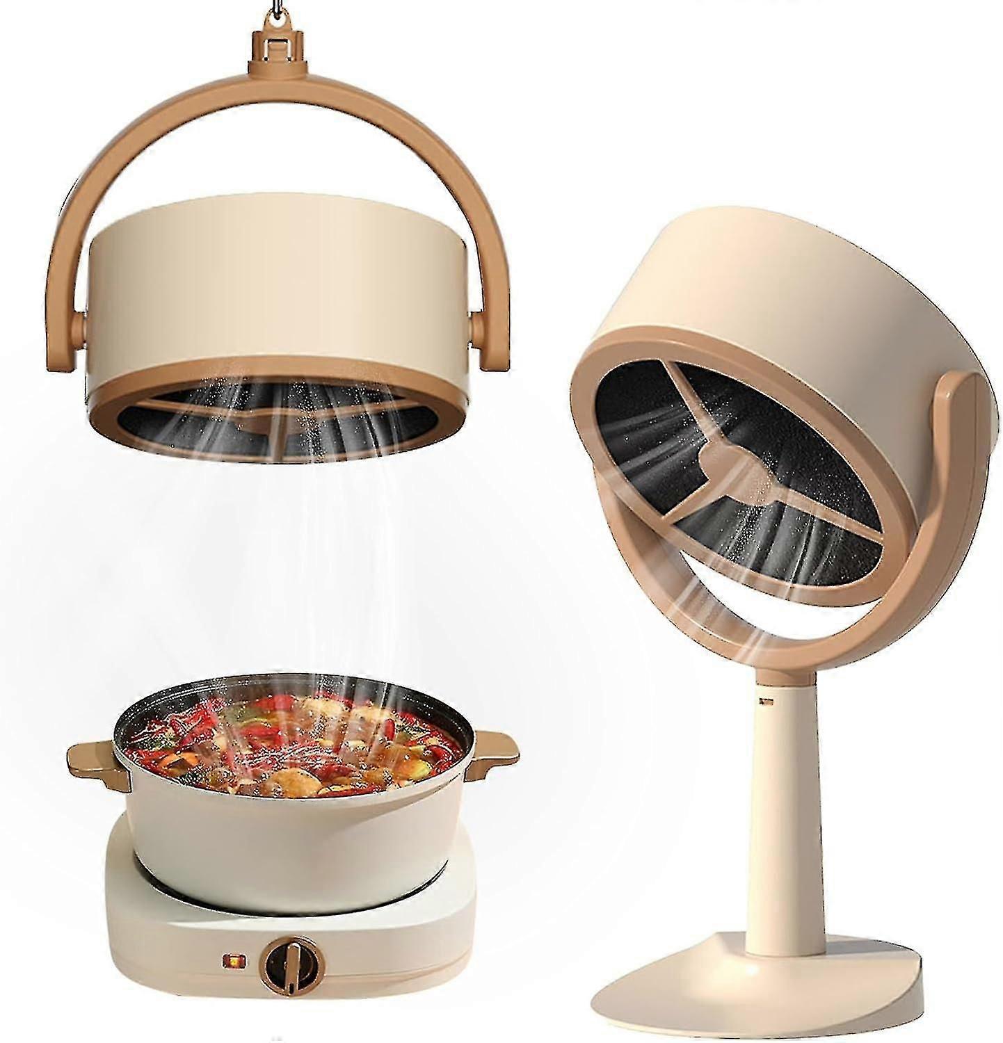 Portable Range Hood with 2 Speed Exhaust Fan Adjustable Hanging Mini Extractor